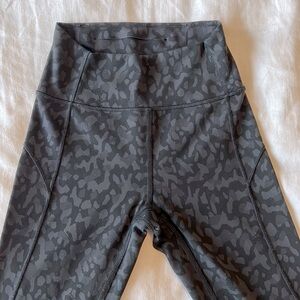 Lululemon Black Patterned Leggings